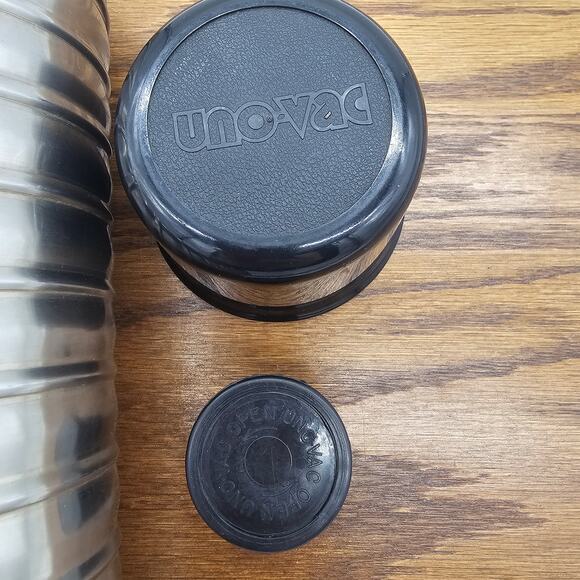 UnoVac 1 Qt Coffee Thermos Stainless Steel Retro Unbreakable Union Mfg Co 291283 - Picture 6 of 6